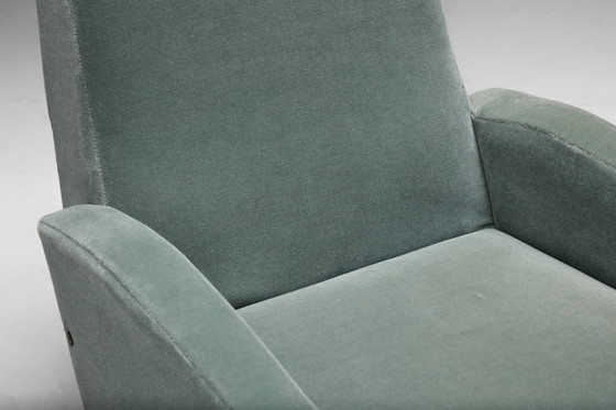 Image 1 of Mid Century Modern Lounge Chairs im Stil von Gastone Rinaldi, Italien, 1950er Jahre