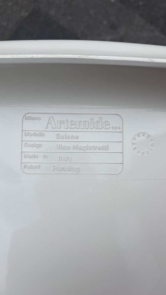 Image 1 of 5x witte Artemide Selene stoelen