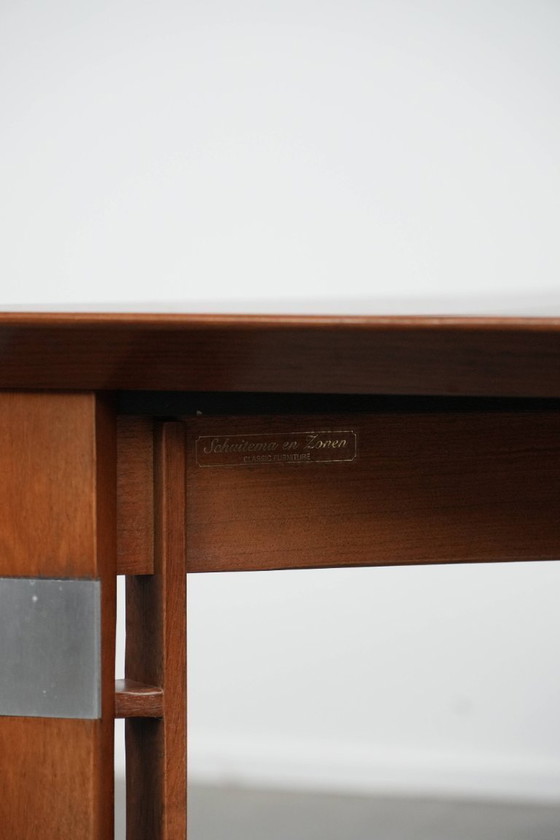 Image 1 of Grande table basse carrée de style Art déco, signée Schuitema et issue de la série Decoforma.