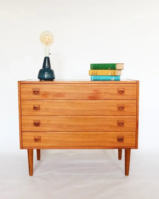 Image 1 of Cassettiera danese vintage in teak dal design retrò