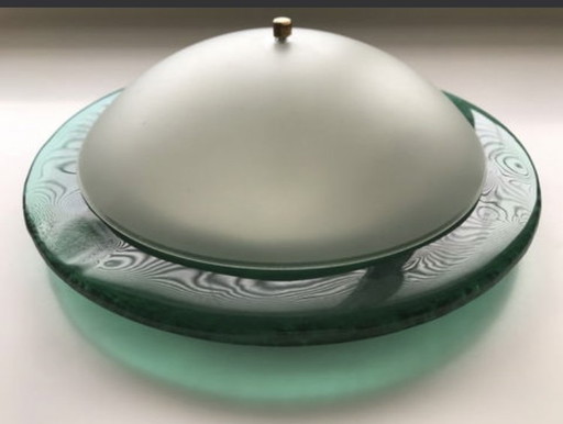 Vintage Ceiling Lamp by Giberti Illuminazione - Murano Italy