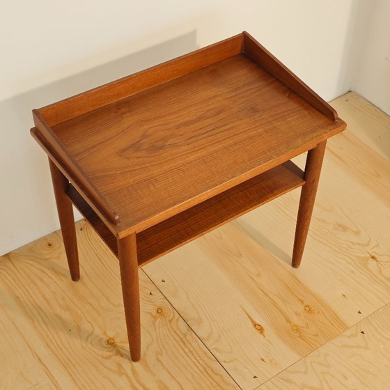 Image 1 of Vintage teak wooden side table