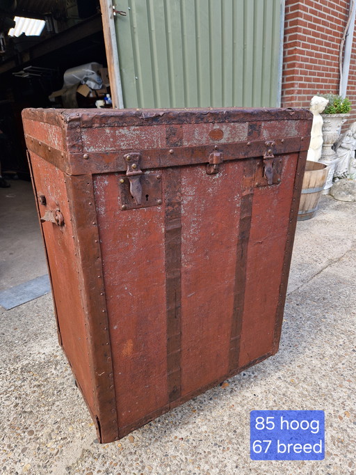 Caja de cabina antigua Ataúd de barco