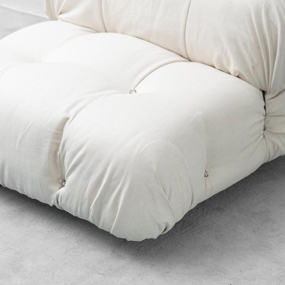 Fauteuil Camaleonda de Mario Bellini pour B&B Italia – Lin Couleur Crème, Années 70 – Design (photo 2 of 9)