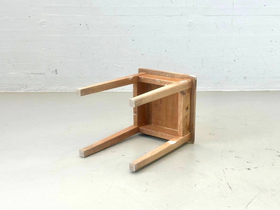 Tabouret vintage suisse en bois, style milieu du XXe siècle, années 1960 – Wood (photo 9 of 13)