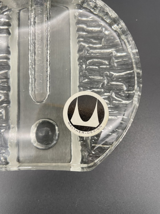 Walther-Design Solifleur Glasvase mit Originaletikett, 1970er – Walter Glas, Vasen (photo 5 of 5)