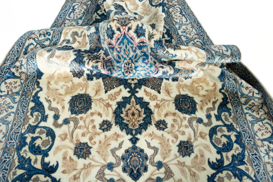 Image 1 of Handgeknüpfter Nain 9La Perserteppich mit Seidenanteil – 292 x 170 cm