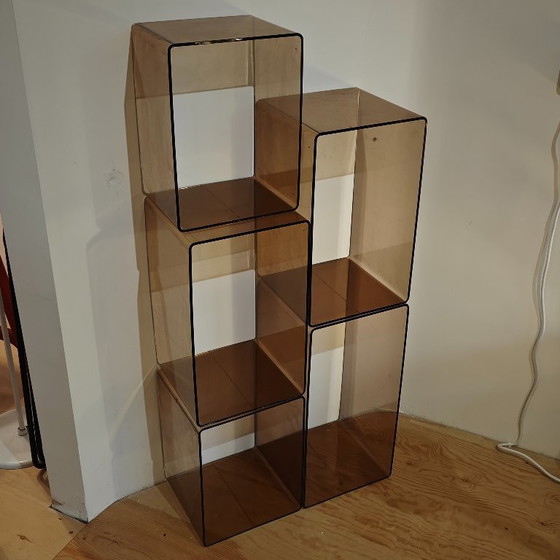 Image 1 of Cubes Vintage en Plexiglas Roche Bobois