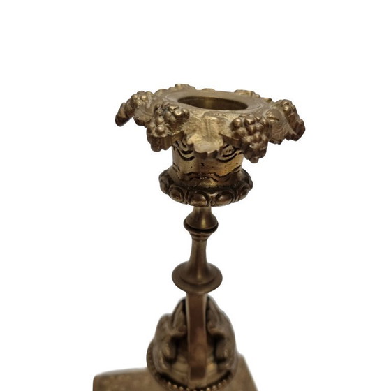Image 1 of candelabro antiguo francés de latón