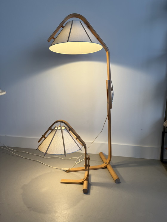 Image 1 of Set Jan Wickelgren Lampen Tischlampe und Stehlampe
