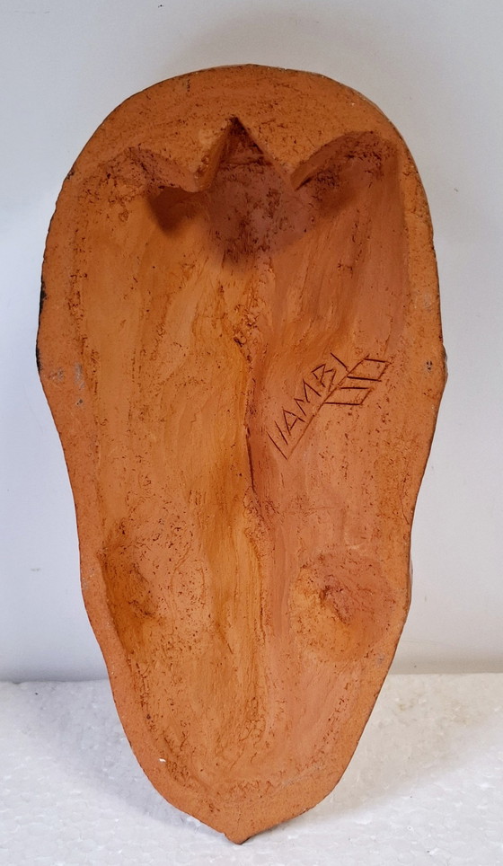 Image 1 of Masque africain en céramique