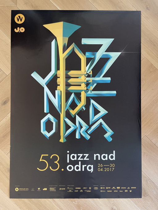 53 Jazz Nad Odra, 2017, affiche d'exposition originale