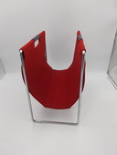 Portariviste Brabantia anni '60, tessuto rosso
