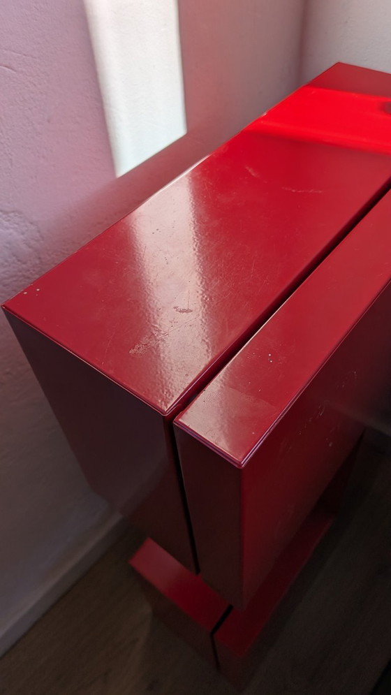 IKEA Jaren 90 Metalen Kastje Atran Eva & Peter Moritz – Wandkast (photo 4 of 5)