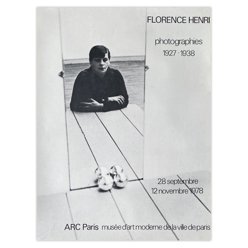Florence Henri Poster Expo 78 - ARC Musée d'Art Moderne de la Ville de Paris – Paper (photo 2 of 5)