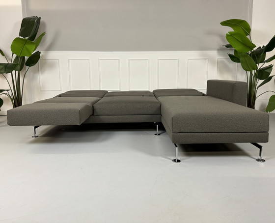 Image 1 of Brühl Moule corner sofa fabric sofa couch gray exhibition piece