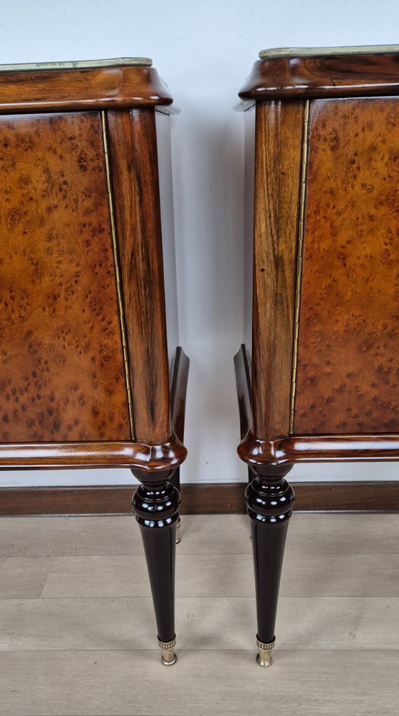 Image 1 of Art Deco bedside tables from the Marche region