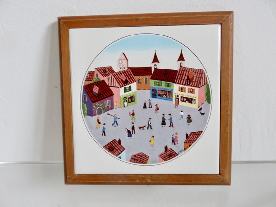 Image 1 of Villeroy & Boch, 3er Set Untersetzer, Design Gerard Laplau, 80er