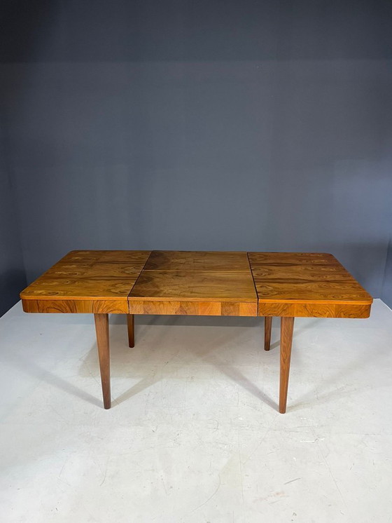 Image 1 of Extendable Dining Table by Jindřich Halabala, Czechoslovakia, 1950s