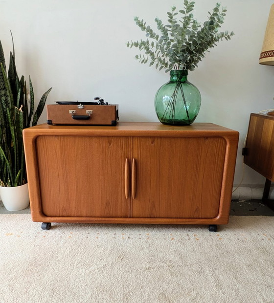 Image 1 of Vintage Danish teak sideboard, Dyrlund audio cabinet