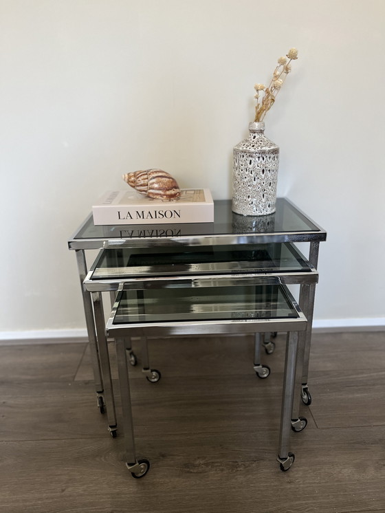 Image 1 of tables d'appoint vintage