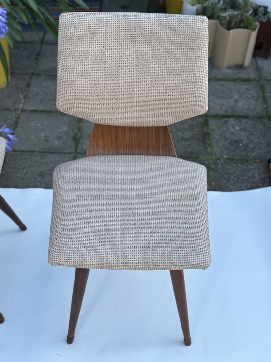 Image 1 of Satz von vier MCM-Esszimmerstühlen