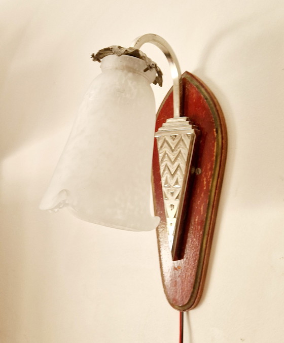 Image 1 of Art Nouveau wall lamp - Müller Frères - 1920