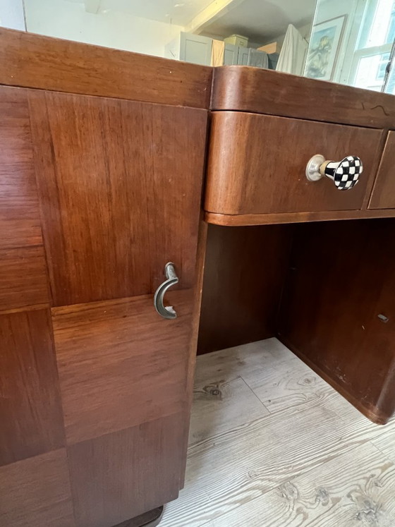 Coiffeuse vintage, Bois, Beige (photo 2 sur 7)
