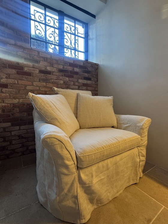 Image 1 of Pair of 2 Axel Vervoordt Armchairs
