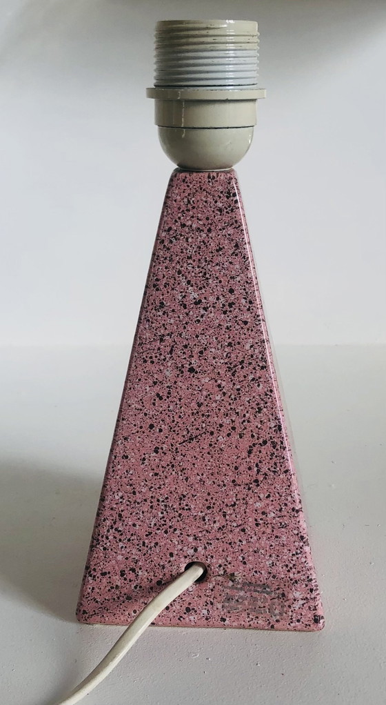 Image 1 of Lamp base in Brussels porcelain with a terrazzo effect
