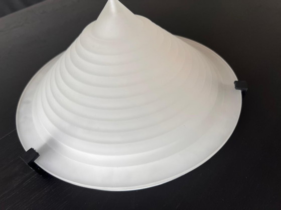 Vintage IKEA Piramide Plafondlamp T9317 — Melkglas Teepee, Jaren 90 – Plafondlampen, Metal (photo 5 of 7)