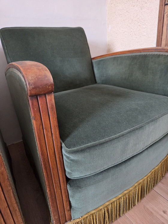 Image 1 of Paire de Fauteuils Art Déco