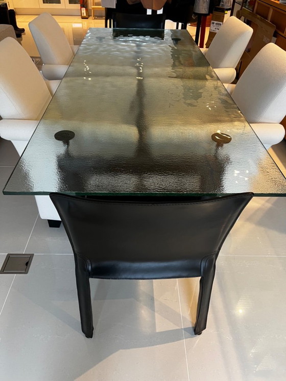 Image 1 of Tavolo Cassina LC6 (piano in vetro fuso)