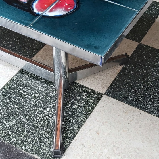 Image 1 of Mesa de centro de cerámica diseñada por Juliette Belarti para Adri Bélgica, 1970