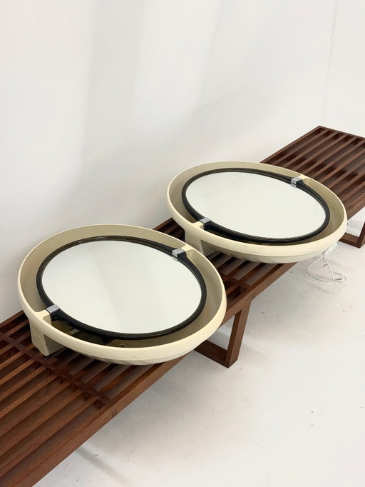 Allibert space age ovale spiegel