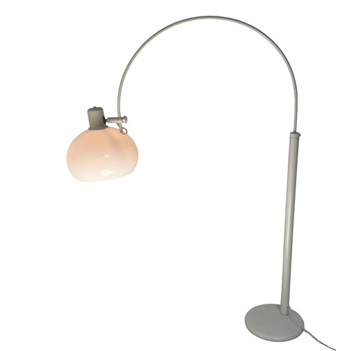 Dijkstra - Rare Model - Space Age Design / MCM Floor Lamp With Acrylic Shade - White – Dijkstra Lampen (photo 2 of 9)
