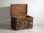 Antique painted Chinese trunk in pine wood – China, circa 1900 – Storage cabinet (photo 17 of 40)