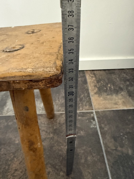 Image 1 of Vintage design stool SPA loft Jielde Eames brutalist loft 2 Prouvé Perriand