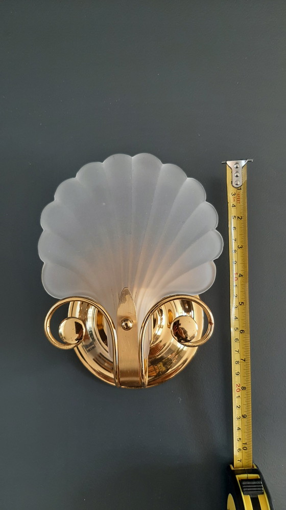 Image 1 of The Knudt wall lamps(2) Shell motif