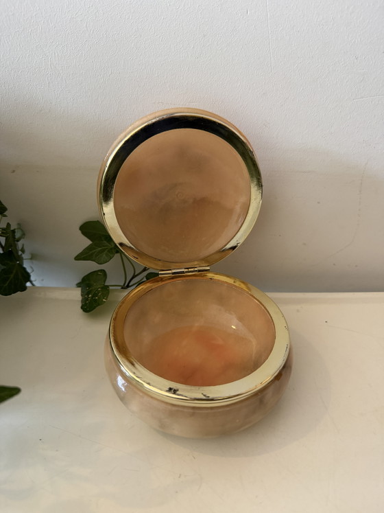 Italian Alabaster Jewelry Box – Decorative Objects, Other (photo 6 of 6)