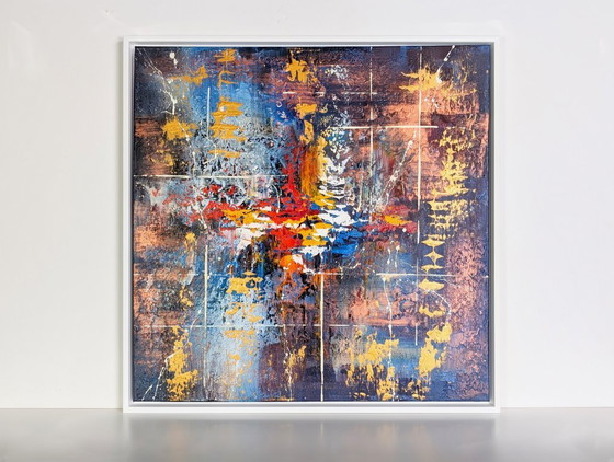 Image 1 of Original Kim Dieu acrylic painting, modern wall art, Inspire Art, 79x79