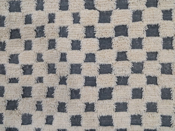 Image 1 of Berber Rug - 261 cm x 153 cm - white and gray Wool