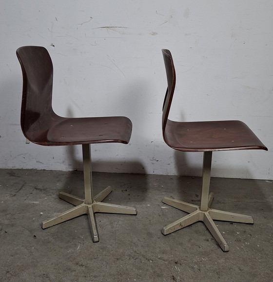 Image 1 of Set di 2 sedie vintage per bambini Galvanitas degli anni '60