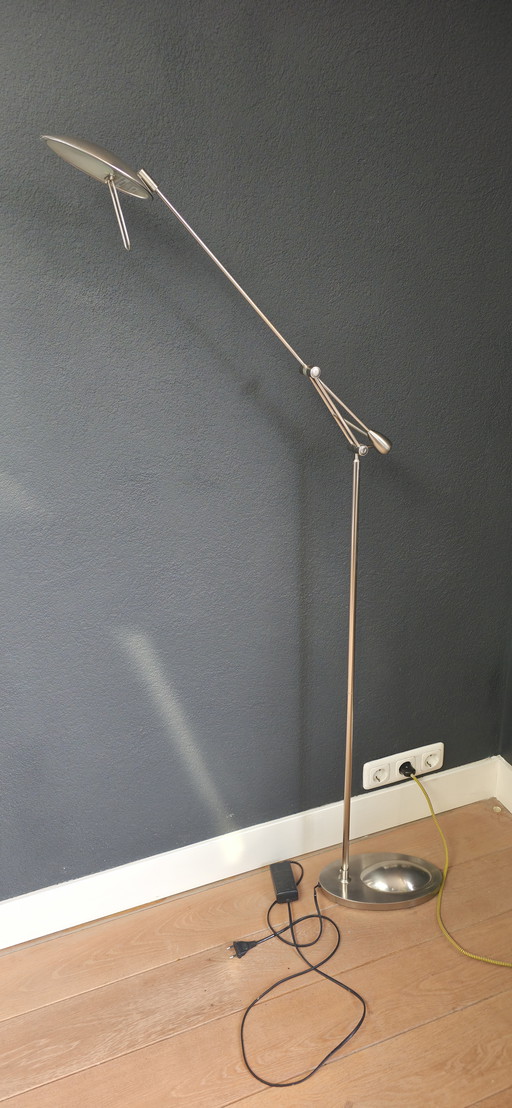 Mooie vintage vandeHeg Vloer-lees-lamp