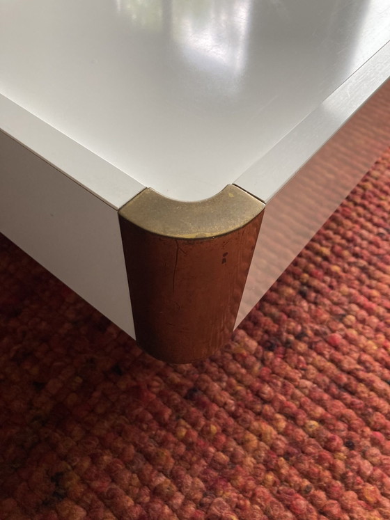 Couchtisch, Couchtische, Holz, Messing, Gold (Foto 4 von 11)