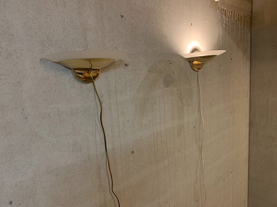 Image 1 of 2x Lámpara de pared dorada Estiluz, España