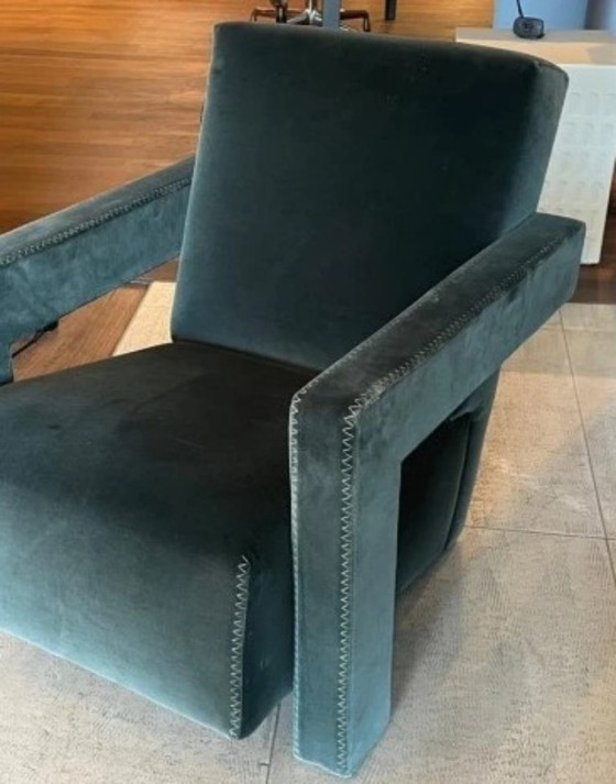 Image 1 of Sillón Cassina UTRECHT (NUEVO 2025) en terciopelo ORTIGIA VERDE CACTUS Lincoln 13L 656