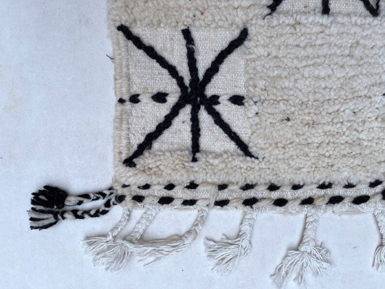 Image 1 of Tapis Beni Ouarain en laine authentique 200cmx150cm