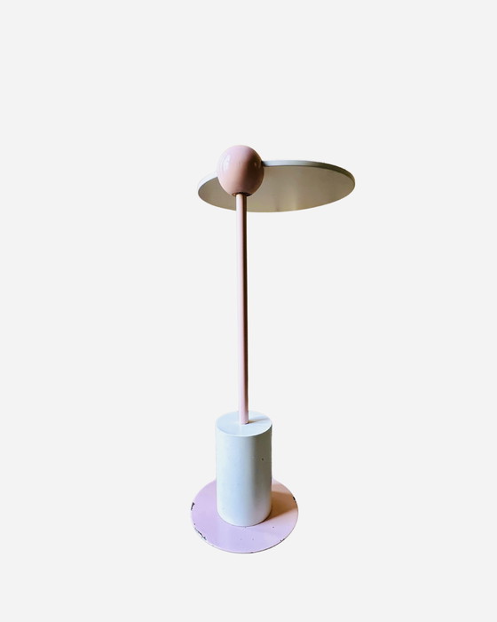 Image 1 of "Piccolo" side table in Memphis style - Edward Geluk for ArCo, Netherlands, 1984 Rotatable