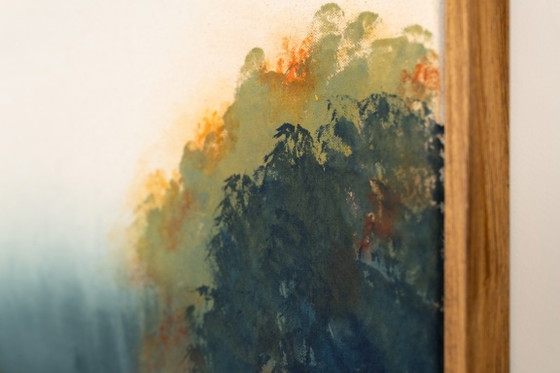 Wildzwemmen bij zonsondergang – Schilderijen & Tekeningen, Canvas (photo 11 of 18)